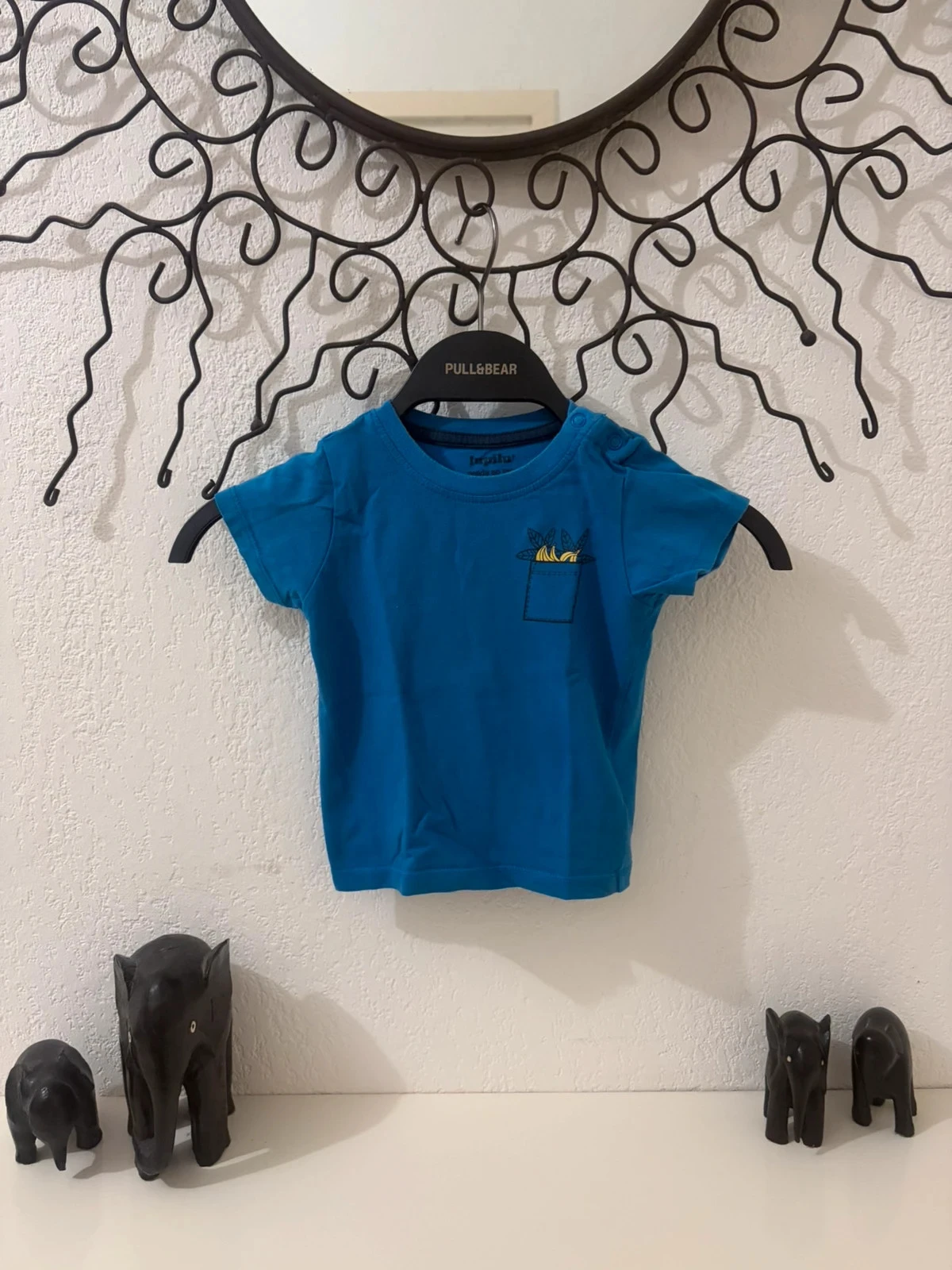 Lote de 2 Camisetas Lupilu Monos – Algodón Suave – Talla 74/80 (9-12 meses) – photo 2